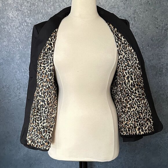 Tahari Cotton-Blend Two-Button Blazer Suit Jacket, Women's 18W - Picture 3 of 4